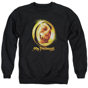 AN OFFCIALLY LICENSED LOR MY PRECIOUS ADULT UNISEX CREWNECK SWEATSHIRT BLACK