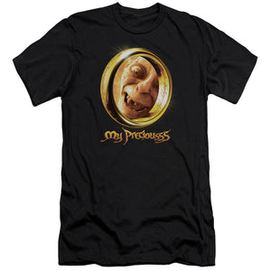 AN OFFCIALLY LICENSED LOR MY PRECIOUS MEN'S PREMIUM SLIM FIT T-SHIRT BLACK