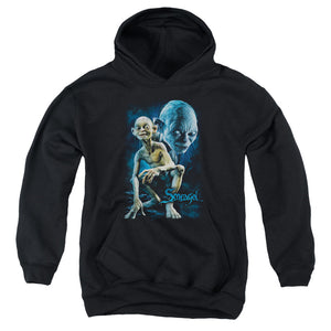 AN OFFCIALLY LICENSED LOR SMEAGOL YOUTH HOODIE BLACK