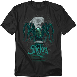 AN OFFCIALLY LICENSED LORD OF THE RINGS SHELOB MEN'S REGULAR FIT T-SHIRT BLACK