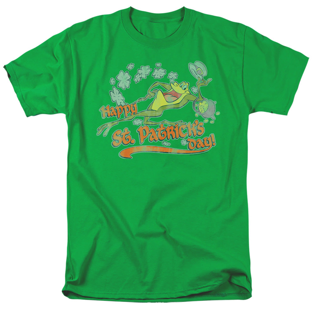AN OFFCIALLY LICENSED LOONEY TUNES MICHIGAN J MEN'S REGULAR FIT T-SHIRT KELLY GREEN