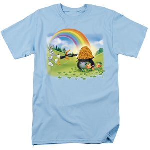 AN OFFCIALLY LICENSED LOONEY TUNES MINE MINE MINE MEN'S REGULAR FIT T-SHIRT LIGHT BLUE