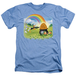 AN OFFCIALLY LICENSED LOONEY TUNES MINE MINE MINE MEN'S HEATHER T-SHIRT LIGHT BLUE