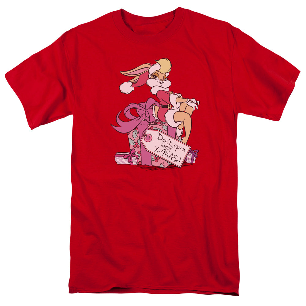 AN OFFCIALLY LICENSED LOONEY TUNES LOLA PRESENT MEN'S REGULAR FIT T-SHIRT RED