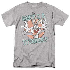 AN OFFCIALLY LICENSED LOONEY TUNES AINT I A STINKER MEN'S REGULAR FIT T-SHIRT ATHLETIC HEATHER