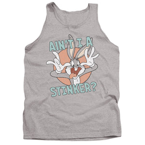 AN OFFCIALLY LICENSED LOONEY TUNES AINT I A STINKER ADULT UNISEX TANK TOP ATHLETIC HEATHER