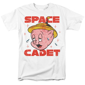 AN OFFCIALLY LICENSED LOONEY TUNES SPACE GHOST MEN'S REGULAR FIT T-SHIRT WHITE