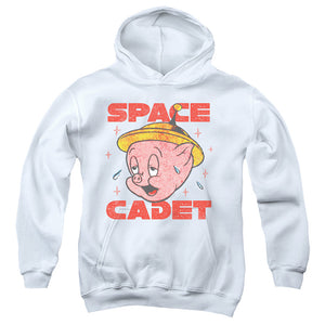 AN OFFCIALLY LICENSED LOONEY TUNES SPACE GHOST YOUTH HOODIE WHITE