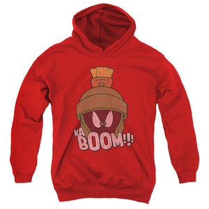 AN OFFCIALLY LICENSED LOONEY TUNES KABOOM YOUTH HOODIE RED