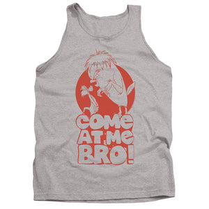 AN OFFCIALLY LICENSED LOONEY TUNES COME AT ME ADULT UNISEX TANK TOP ATHLETIC HEATHER