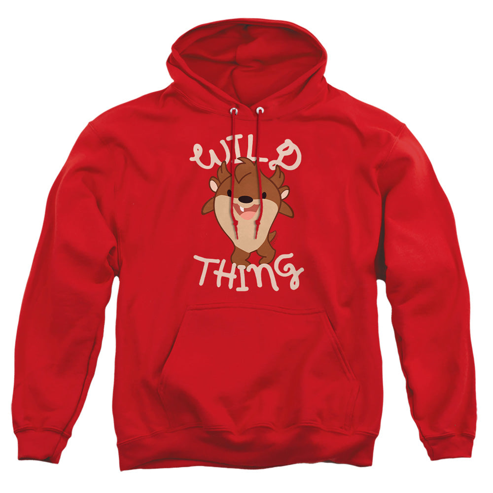 AN OFFCIALLY LICENSED LOONEY TUNES WILD THING KID ADULT UNISEX PULLOVER HOODIE RED