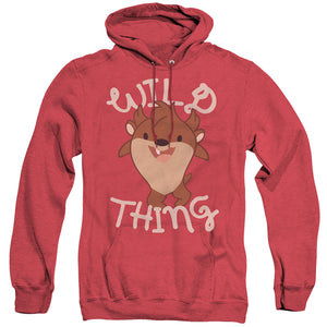 AN OFFCIALLY LICENSED LOONEY TUNES WILD THING KID ADULT UNISEX HEATHER PULLOVER HOODIE RED