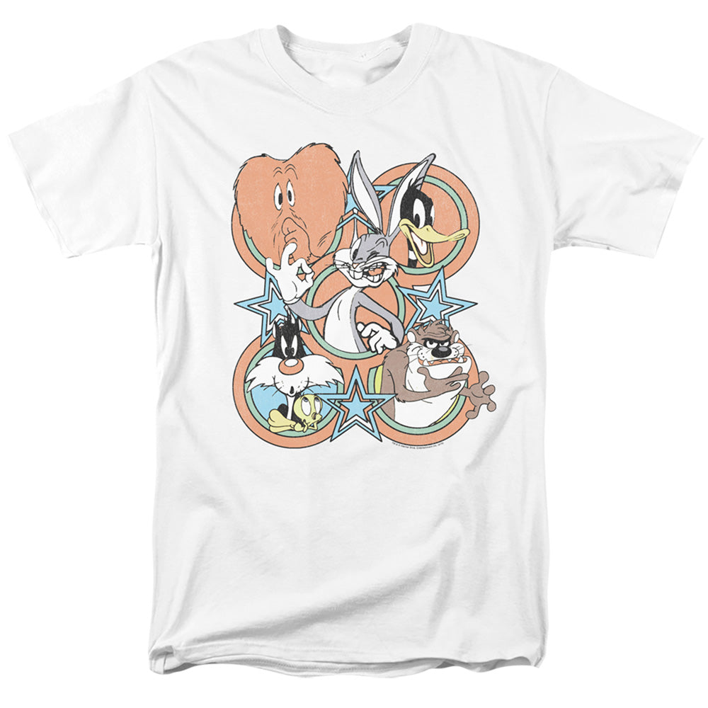 AN OFFCIALLY LICENSED LOONEY TUNES SCREEN STARS MEN'S REGULAR FIT T-SHIRT WHITE