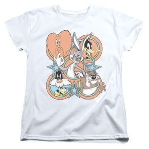AN OFFCIALLY LICENSED LOONEY TUNES SCREEN STARS WOMEN'S REGULAR FIT T-SHIRT WHITE