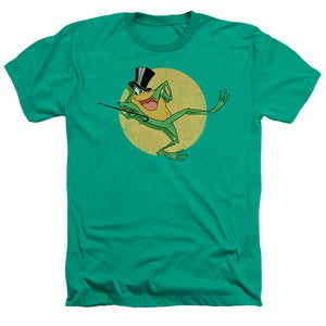 AN OFFCIALLY LICENSED LOONEY TUNES HELLO MY BABY MEN'S HEATHER T-SHIRT KELLY GREEN