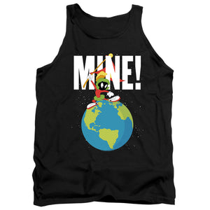 AN OFFCIALLY LICENSED LOONEY TUNES MINE ADULT UNISEX TANK TOP BLACK