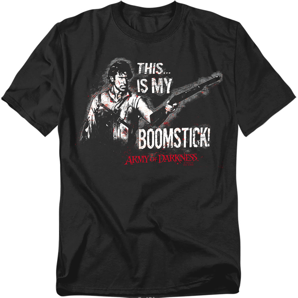 Army Of Darkness Boomstick Licensed Adult Unisex T-Shirt Regular Fit Tee SM-3X