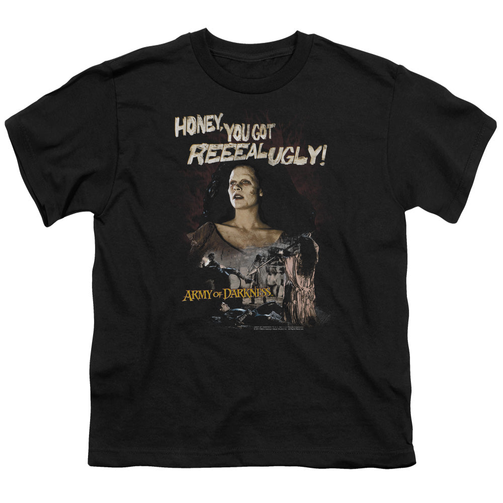 Mgm Army Of Darkness/Reeeal Ugly! Licensed Kid's T-Shirt (Ages 4-7) SM