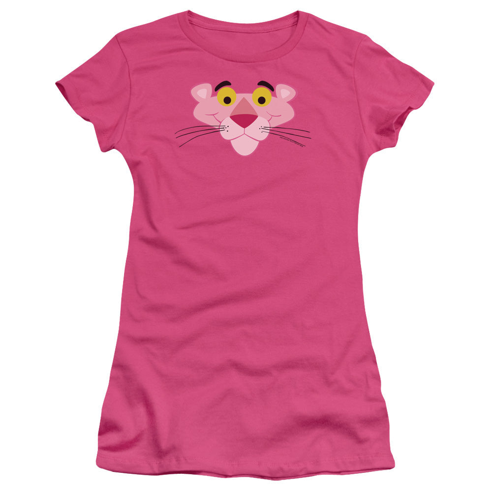 Pink Panther Face Licensed Women's T-Shirt Juniors MD-LG