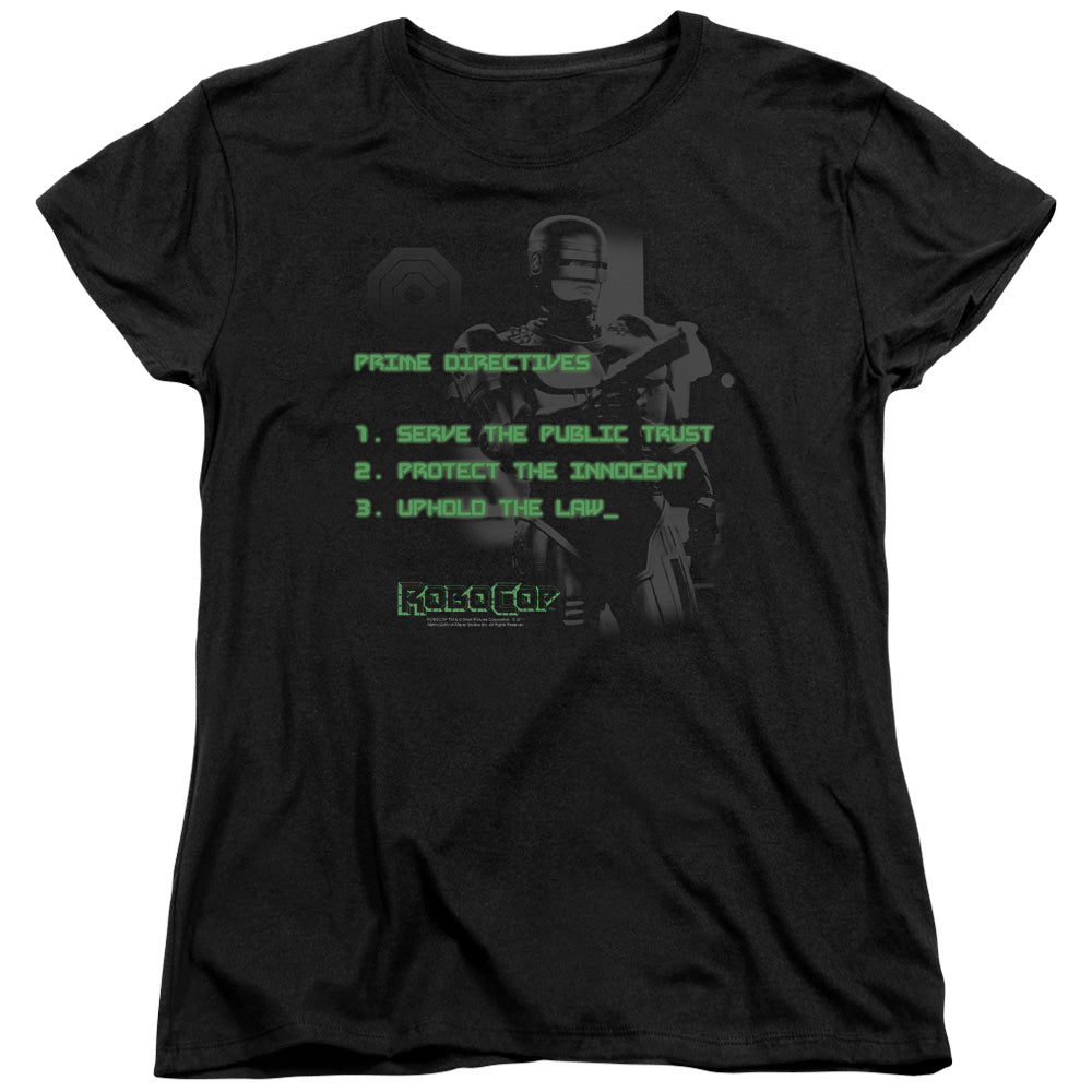 Robocop Prime Directives Licensed Women's T-Shirt Regular Fit LG