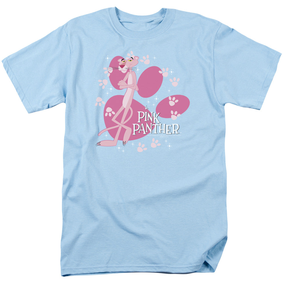 Pink Panther Walk All Over Licensed Adult Unisex T-Shirt Regular Fit Tee SM-3X
