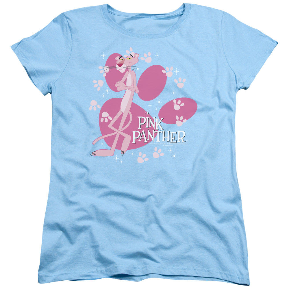 Pink Panther Walk All Over Licensed Women's T-Shirt Regular Fit SM-LG
