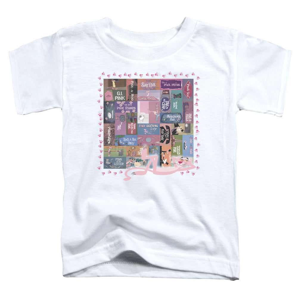 Pink Panther Vintage Titles Licensed Toddler T-Shirt LG