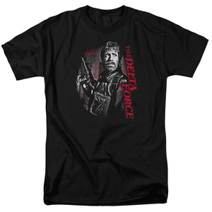 AN OFFCIALLY LICENSED DELTA FORCE BLACK OPS MEN'S REGULAR FIT T-SHIRT BLACK