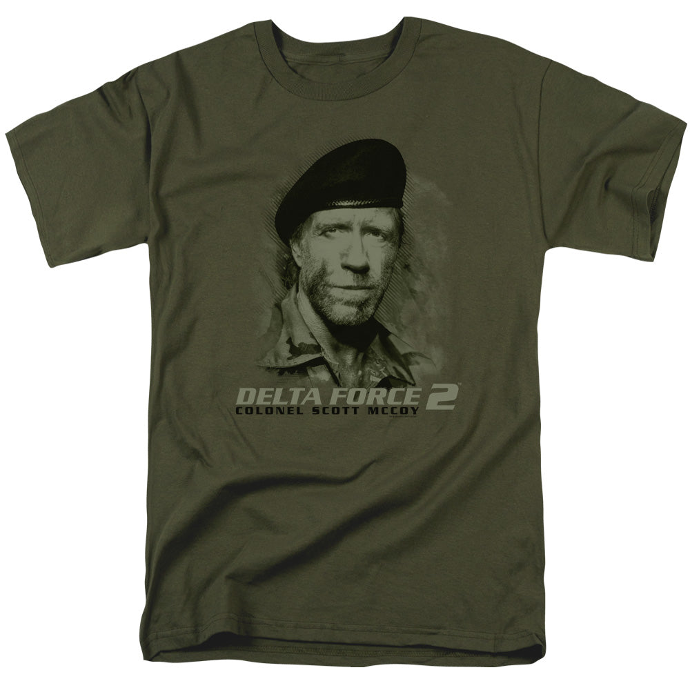 AN OFFCIALLY LICENSED DELTA FORCE 2 YOU CANT SEE ME MEN'S REGULAR FIT T-SHIRT MILITARY GREEN