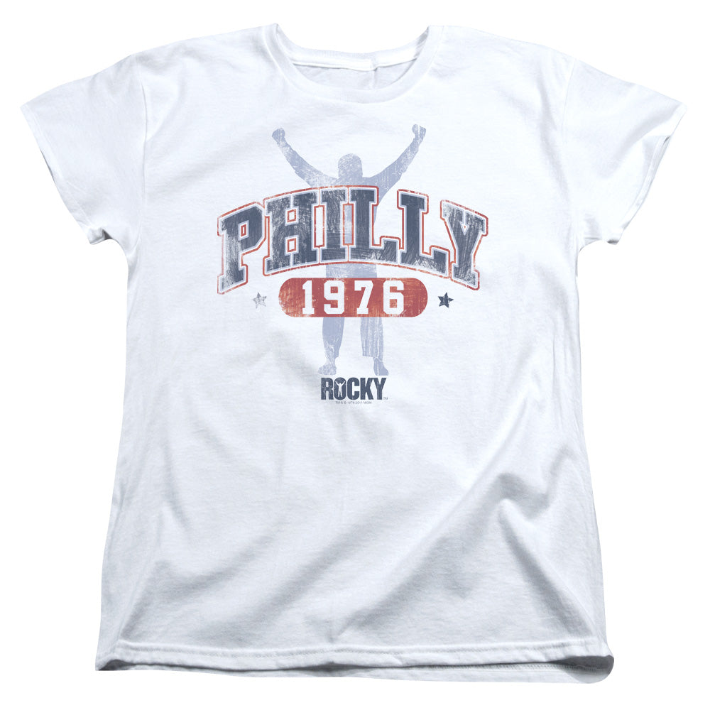 Rocky Philly 1976 Licensed Women's T-Shirt Regular Fit LG