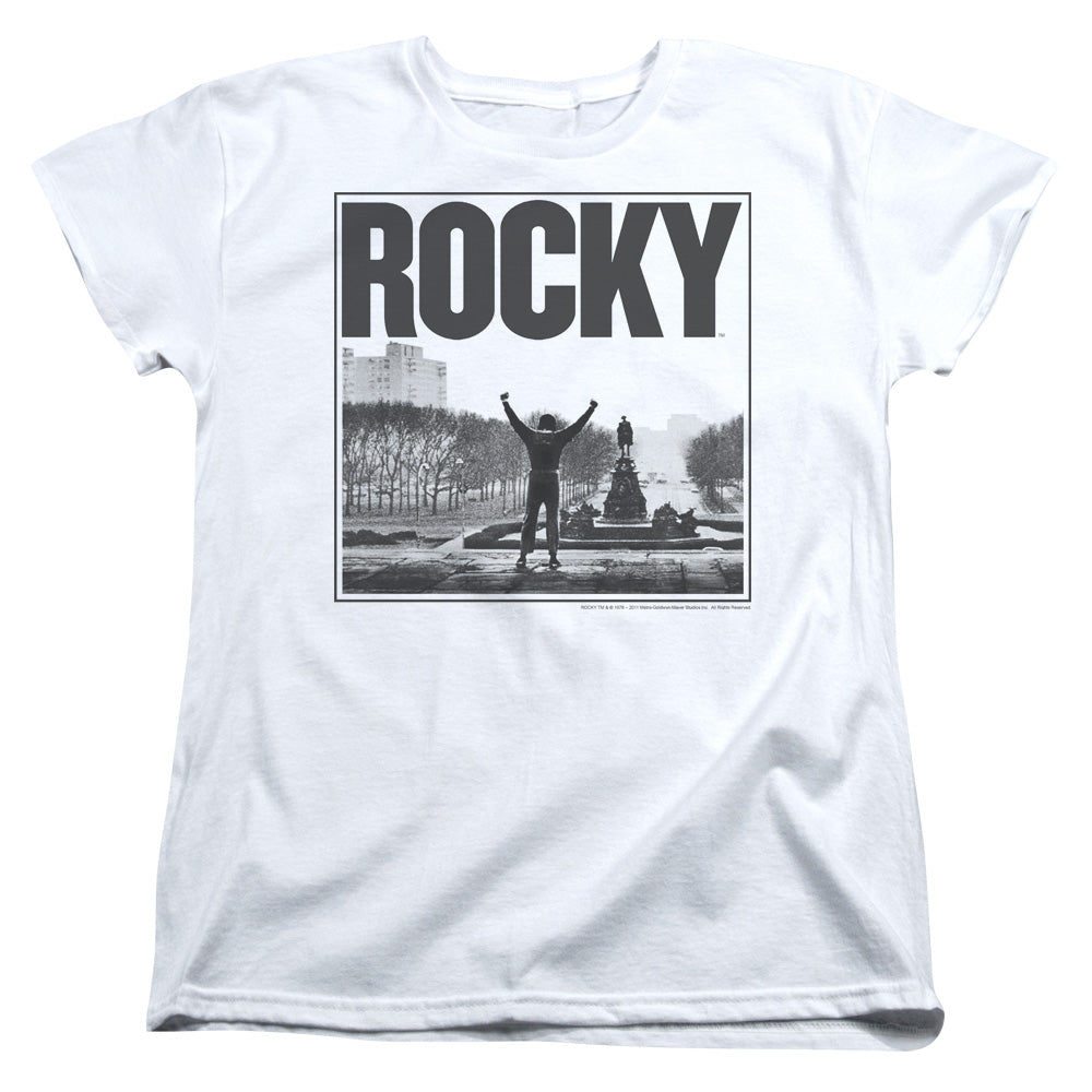 Rocky Top Of The Stairs Licensed Women's T-Shirt Regular Fit SM-LG