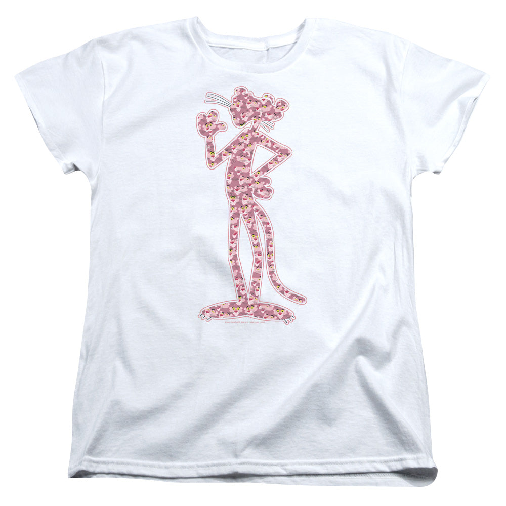 Pink Panther Heads Licensed Women's T-Shirt Regular Fit SM-XL