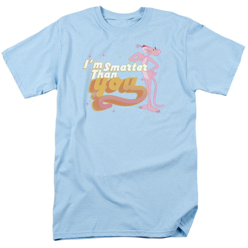 Pink Panther Smart Cat Licensed Adult Unisex T-Shirt Regular Fit Tee SM-3X