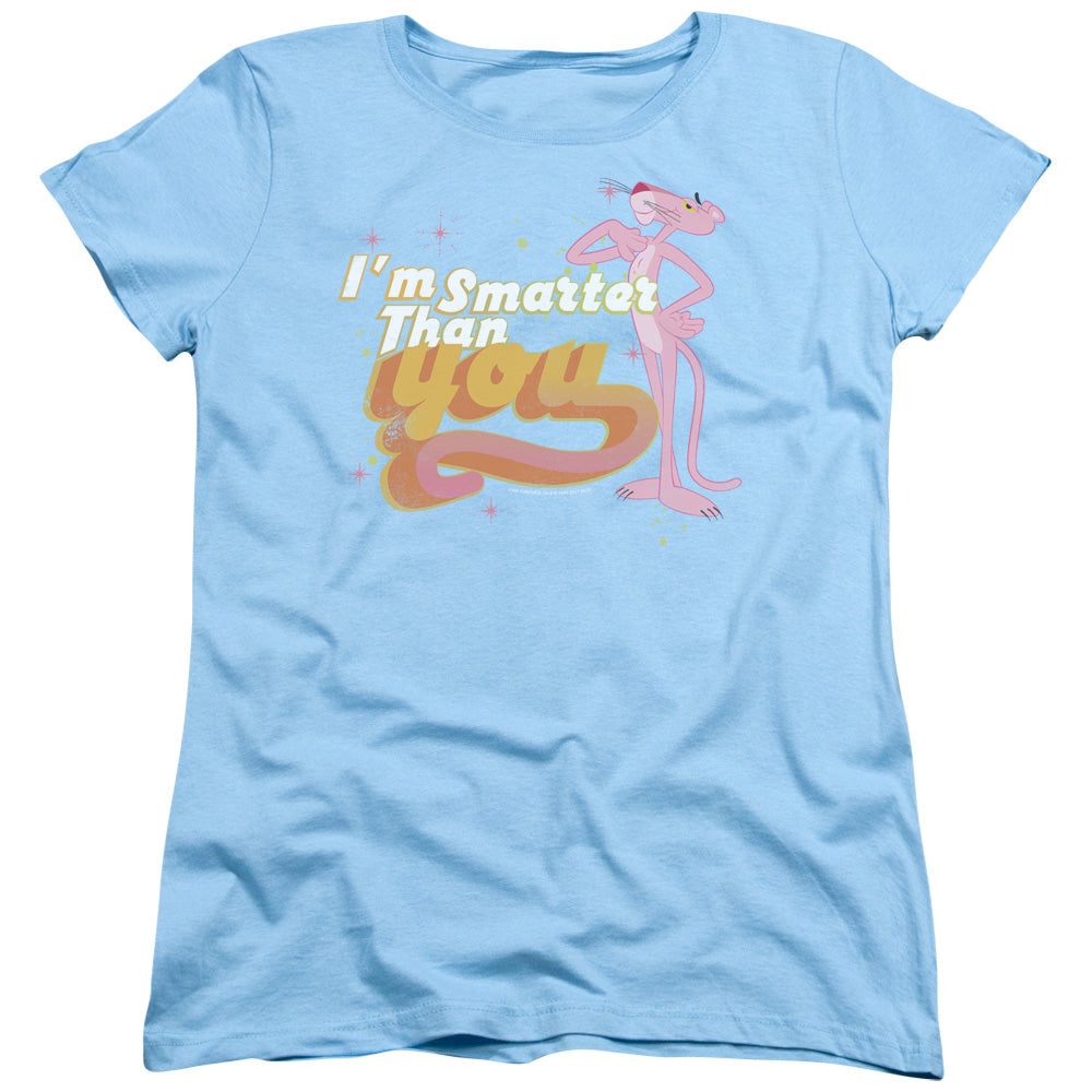 Pink Panther Smart Cat Licensed Women's T-Shirt Regular Fit LG