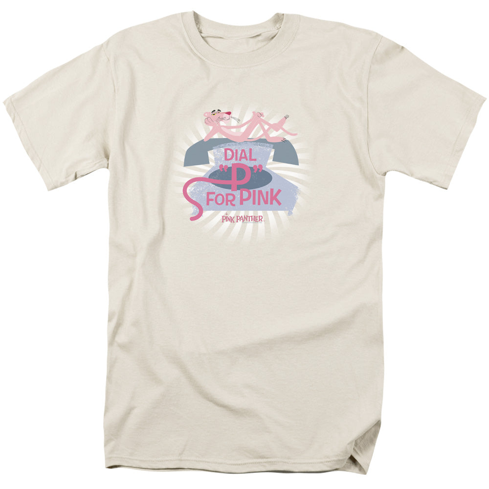 Pink Panther Dial P For Pink Licensed Adult Unisex T-Shirt Regular Fit Tee SM-3X