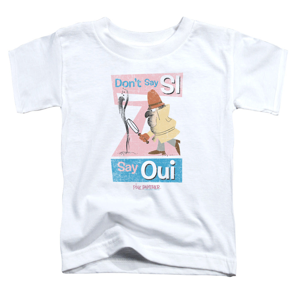 Pink Panther Say Oui Licensed Toddler T-Shirt LG