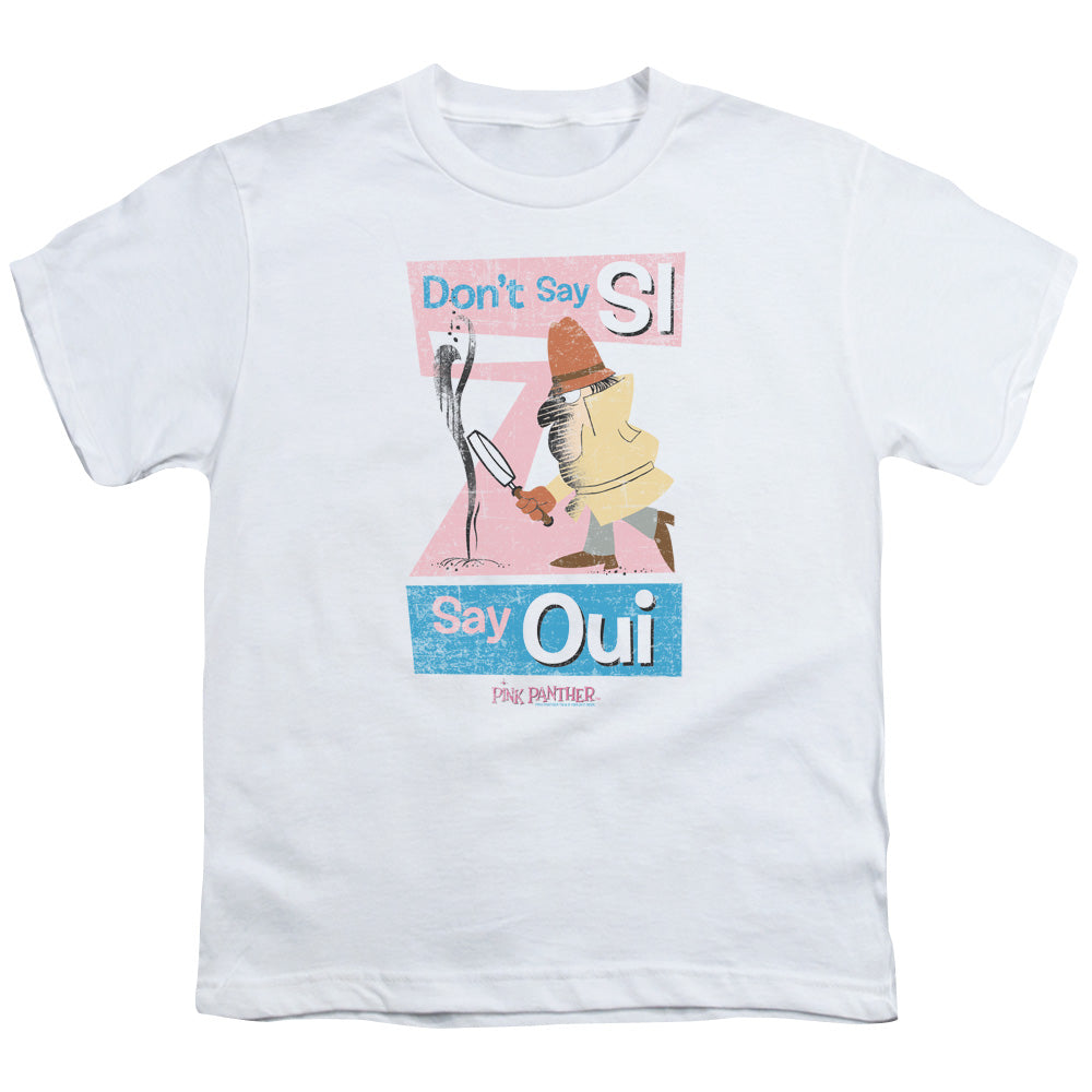 Pink Panther Say Oui Licensed Kid's T-Shirt (Ages 4-7) SM