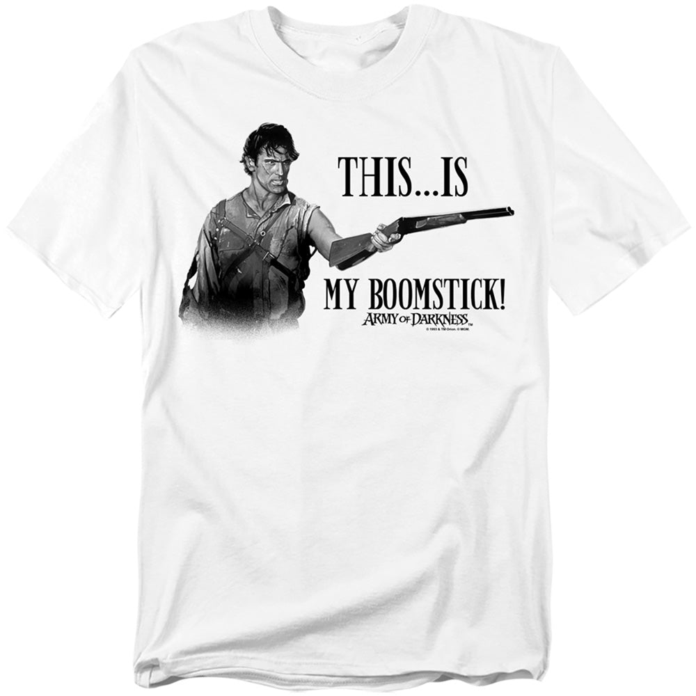 Army Of Darkness Boomstick! Licensed Adult Unisex T-Shirt Regular Fit Tee SM-3X