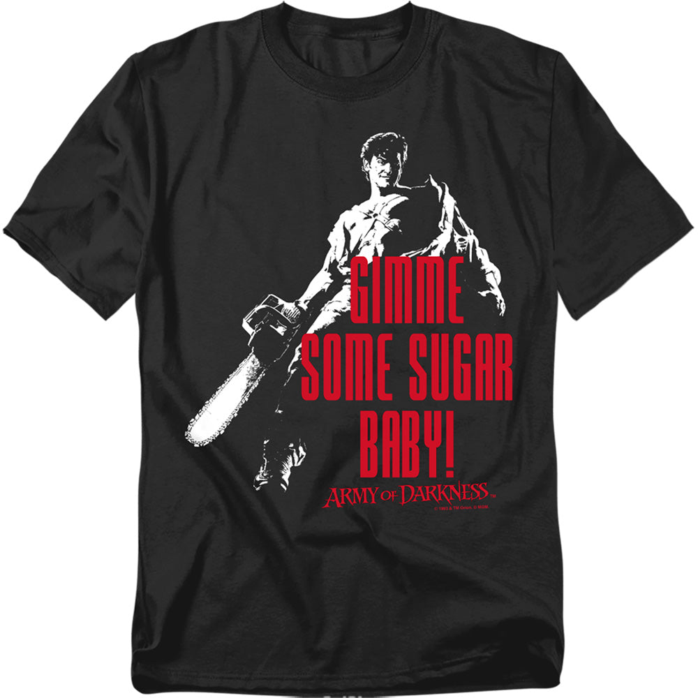 Army Of Darkness Sugar Licensed Adult Unisex T-Shirt Regular Fit Tee SM-3X