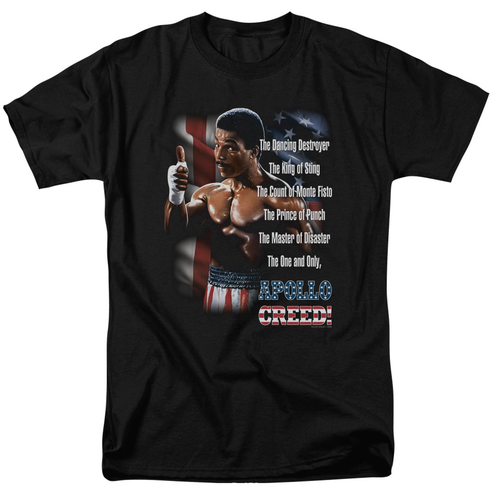 Rocky Ii The One And Only Licensed Adult Unisex T-Shirt Regular Fit Tee SM-3X