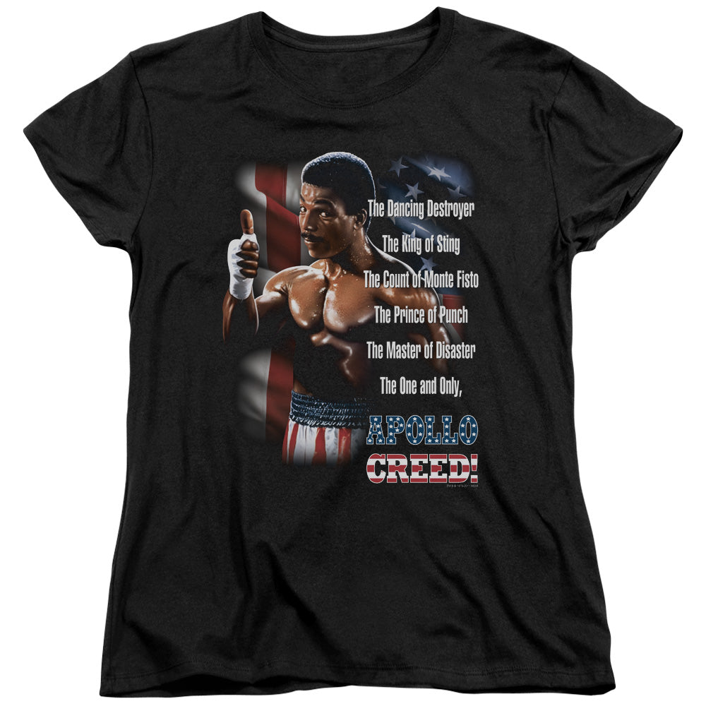 Rocky Ii The One And Only Licensed Women's T-Shirt Regular Fit LG