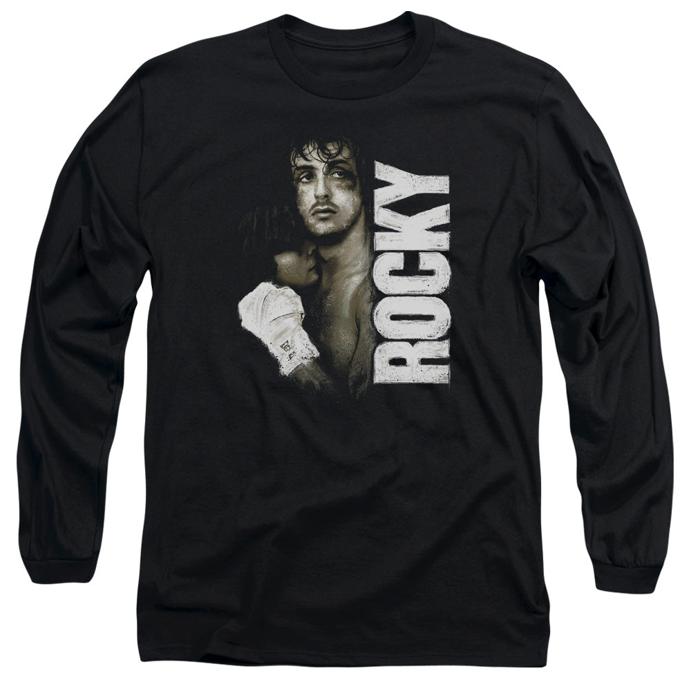 Rocky Painted Rocky Licensed Adult Unisex Long Sleeve T-Shirt LG