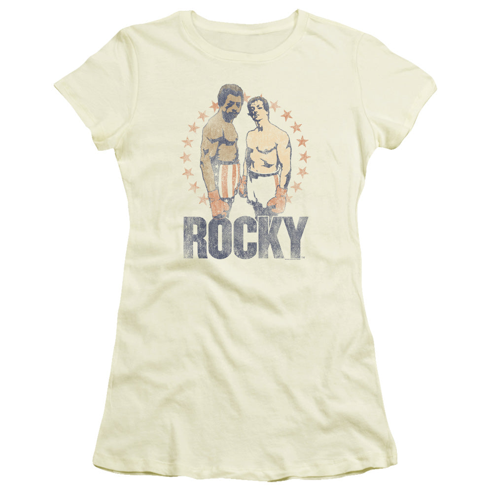 Rocky Creed And Balboa Licensed Women's T-Shirt Juniors LG