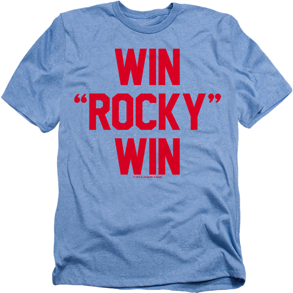 Rocky Win Rocky Win Licensed Adult Unisex T-Shirt Heather Tee LG