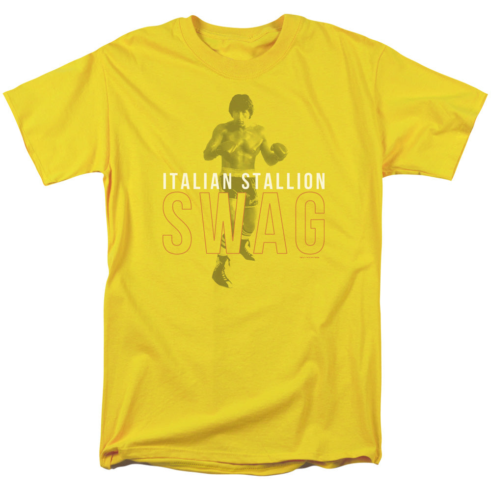 Rocky Stallion Swag Licensed Adult Unisex T-Shirt Regular Fit Tee SM-3X