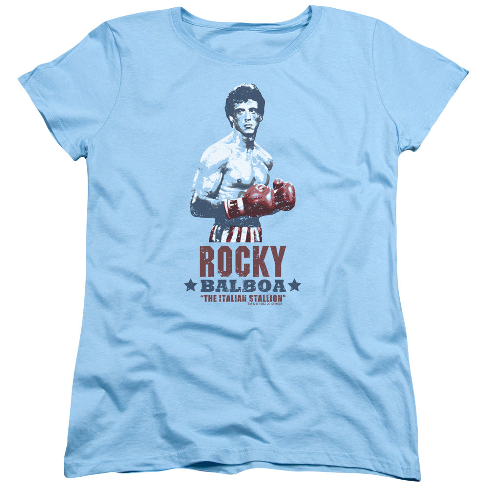 Rocky Balboa Licensed Women's T-Shirt Regular Fit LG