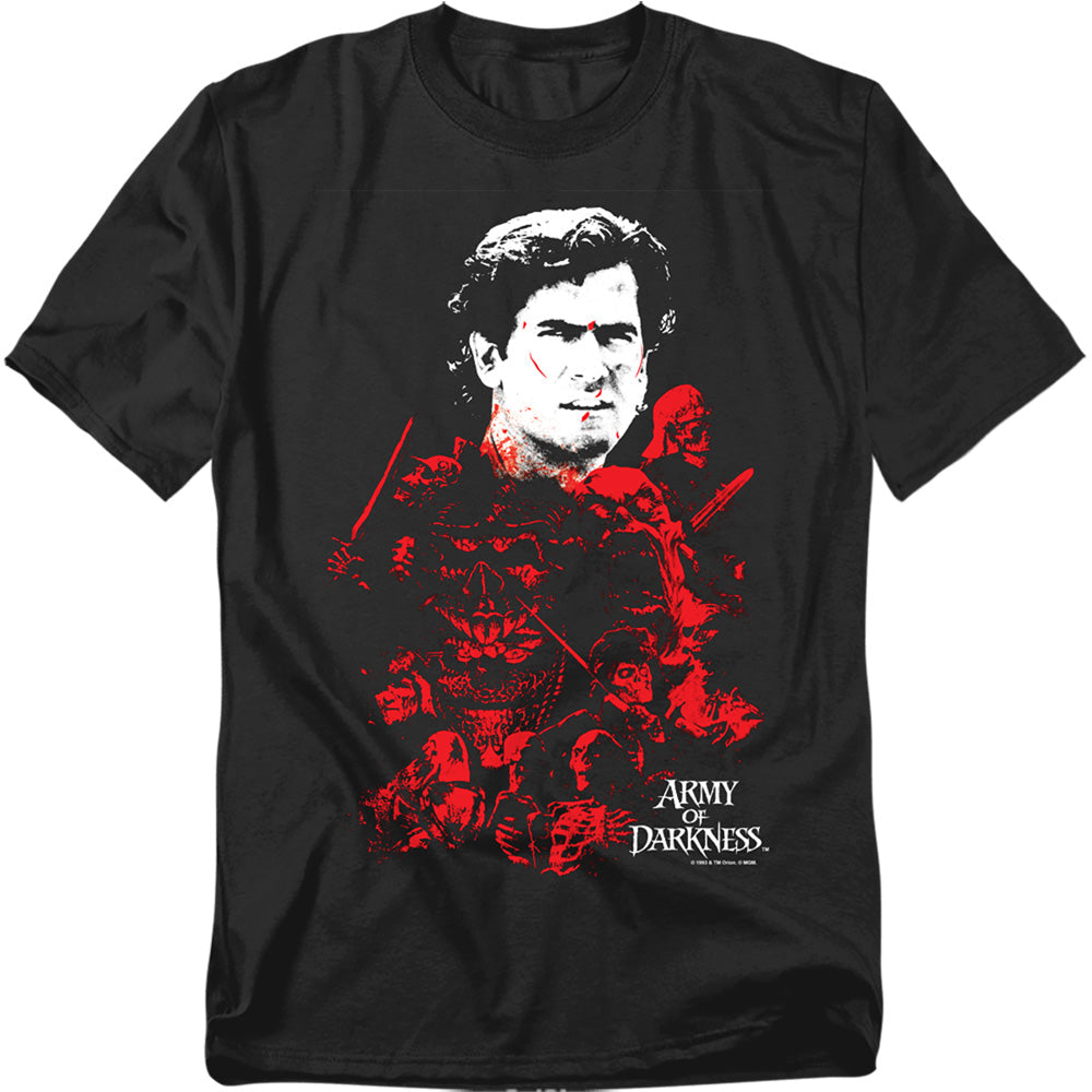Army Of Darkness Pile Of Baddies Licensed Adult Unisex T-Shirt Regular Fit Tee