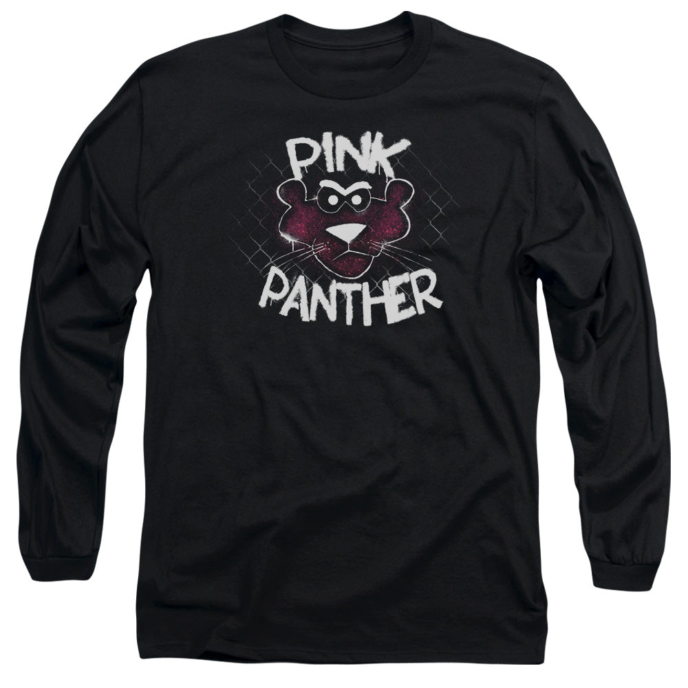 Pink Panther Spray Panther Licensed Adult Unisex Long Sleeve T-Shirt LG