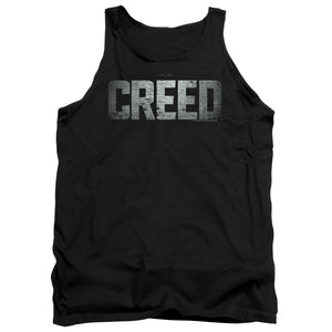 AN OFFCIALLY LICENSED CREED LOGO ADULT UNISEX TANK TOP BLACK