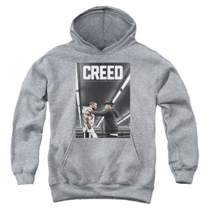 AN OFFCIALLY LICENSED CREED POSTER YOUTH HOODIE ATHLETIC HEATHER